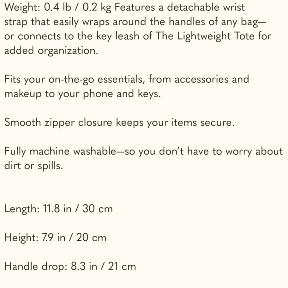 Rothy's Amber Stripe Wristlet Euc - image 7